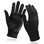 Unigear Running Gloves, Touch Screen Anti-Slip Lightweight Gloves Liners for Cycling Biking Sporting Driving for Men Women (Medium)