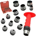 13 Sharp Hollow Punch Tool Set Leather Kit Gasket Hole