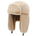 PALAY® Winter Warm Hat Trapper Hat Fleece Warm Hat Motorcycling Hat Unisex Windproof Winter Cap for Men and Women Fashion Plush Trapper Hat Christmas Gift