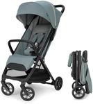 Inglesina Quid³ Lightweight Compact Travel Stroller for Baby & Toddler 0-55 lbs – One-Hand Fold, Reclining Seat, Airline Approved, Car Seat Compatible, UPF 50+ Canopy – Galaxy Gray