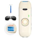 Haarlosy IPL Laser Hair Removal Device for Women and Men, Painless and Long Lasting Result, IGBT at Home IPL Laser Hair Remover Machine for Bikini Line Face Armpit Body, Pale Yellow