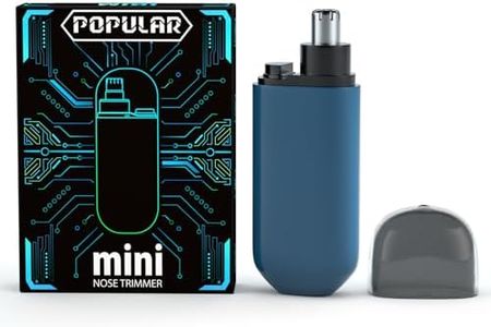 Taglia Peli Naso e Orecchie Professionale Indolore,Tagliapeli per Naso IPX7 impermeabile e facile da pulire,Ricaricabile USB Rasoio Tagliapeli Naso Professionale Trimmer