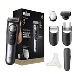 Braun All-in-One Trimmer for Men BT9520, Cordless with 180-Min Runtime, Lifetime Sharp Metal Blades, Waterproof, Precision Comb, 50+ Length Settings, Premium Case, 8-in-1