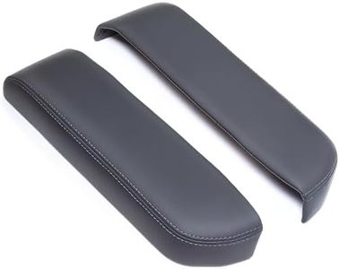 bgucar Rear Door Armrest Covers (2pcs) for Toyota Tacoma Gen 4th (2024-2026) – PU Leather with Foam Padding – Upgrade Rear Door to Match Front OEM Armrests - Not for XtraCab