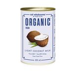 Eat Wholesome Food Co. Eat Wholesome Organic Light Coconut Milk, 400 ml (Pack of 6)
