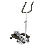 Sunny Health & Fitness Magnetic Standing Elliptical with Handlebars - SF-E3988, Grey