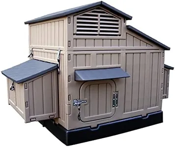 SnapLock Formex Large Chicken Coop Backyard Hen House 4-6 Large 6-12 Bantams