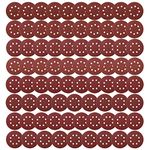 sarrah 80pcs Orbit Sander Sandpaper 5 inches Orbital Sanding iscs Assorted 40 60 80 100 150 180 320 Grits for Power Random Orbit Sanders