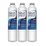AQUA CREST DA29-00020B Samsung Refrigerator Water Filter Replacement for DA29-00020A/B, HAF-CIN/EXP, RF28HFEDBSR, RF263BEAESR, RF263TEAESG, RF28HDEDBSR, RF4287HARS, RF4267HARS, DA97-08006A, 3 Pack