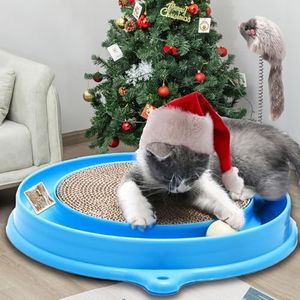 AUOON Cat Scratcher Toy, Cat Toy, Scratch pad,Scratching Toy,Post Pad Interactive Training Exercise Mouse Play Toy with Ball