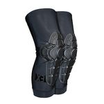 G-Form Pro-X3 Mountain Bike Knee Guards - Biking Knee Guards for Athletes - Knee Compression Sleeve for Mountain Biking & More - Protection Pads for Knee Support - Triple Matte Black, XXL