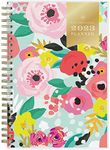 BLUE SKY Day Designer for 2023 Weekly and Monthly Planner, 5" x 8", Frosted Cover, Wirebound, Secret Garden Mint (140103-23)