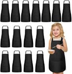 15 PCS Kids Aprons with Pockets Adj