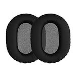 kwmobile Ear Pads Compatible with Sony WH-CH720N / WH-CH710N Earpads - 2x Replacement for Headphones - Black