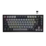 CORSAIR K65 PLUS WIRELESS 75% RGB Hot-Swappable Mechanical Gaming Keyboard – Pre-Lubricated CORSAIR MLX Red Linear Switches – Top Mounted – Dual-Layer Sound Dampening – PBT Keycaps – QWERTY NA – Black