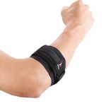 Zamst Elbow Band | Adjustable Elbow Support Brace Compression Support Perfect Pain Relief Strap Sleeve to Treat Arthritis, Tendonitis, Gym Workout, Sports, Tennis, Golf, badminton for men and Women, Size - Medium