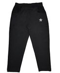 STARLATH Boy’s Regular Fit Track Pants, 4 Way Lycra Active Wear Sports Lower for Kids, Workout Trouser and Pajama (7-8 Years, Black)