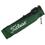 Titleist Ultra-Lightweight Golf Club Travel Carry Bag with 2 Pockets, Apparel Storage Pocket, and Double Strap, Heathered Forest Green