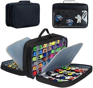 Mi Ya Mi Lai 96 Toy Cars Storage Case Compatible with Hot Wheels, Hotwheel Carrying Case for Hot Wheels Car,Matchbox Cars,Mini Toys.Hot Wheel Storage Case,(Black Bag Only)
