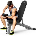 JOROTO MD80 Adjustable Weight Bench - 1000 Lbs Load Utility Workout Benches for Full Body Upright, Incline, Decline, and Flat Exercise Bench Press