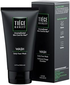 Tiege Hanley Daily Mens Face Wash, 5.5 Oz - Gentle Fragrance-Free Face Cleanser for Men Revitalizes, Hydrates & Softens Skin - Men's Face Wash & Facial Cleanser Skincare for Dry & Sensitive Skin