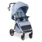 My Babiie MB160 Pushchair – from Birth to 4 Years (22kg), 4-Wheel Suspension, Large Basket, XL Canopy, Foldable, Compact, Stroller with Footmuff, Cup Holder, Rain Cover – Blue Plaid