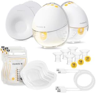 Medela Motion InBra Wearable Breast Pump, Portable Hands-Free Wireless Electric Pump, Highly efficient, Lightweight, Custom fit with Inserts, Rechargeable Battery, Discreet, Quiet, Only 3 Parts