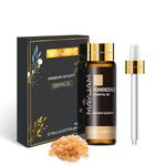 MAYJAM Frankincense Essential Oil 10ML - Pure, Undiluted - Premium Quality Essential Oils with Glass Dropper - for Diffuser and DIY Candle Making