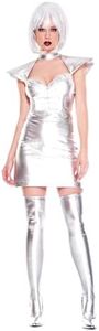 Music Legs Space Cadet Girl Costume As Shown X-Small, As Shown, Small/Medium