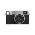 Fujifilm X100VI 40.2 MP Mirrorless Camera with Fixed 23mmF2 Lens (APS-C X-Trans CMOS 5 Sensor, X-Processor 5, Hybrid Viewfinder, LCD Tilt Touchscreen, Face Detection AF, 20 Film Simulations - Silver