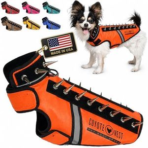 CoyoteVest SpikeVest Dog Harness Vest, Reflective Dog Accessories with Spikes to Shield Your Pet from Raptor and Animal Attacks- Proudly Made in America