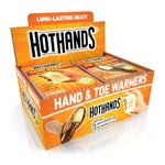 HotHands Hand & Toe Warmers - Long Lasting Safe Natural Odorless Air Activated Warmers - 24 Pair of Hand Warmers & 8 Pair of Toe Warmers