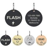 Custom Round Cat Dog Tag for Cat Do