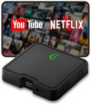 Wireless Carplay Adapter 2025 Ai Box for iPhone & Android Auto with Netflix YouTube Supports TF card Dongle Plug and Play Easy Setup Carplay Video entertainment box for iOS 10+ and cars after 2015 Car