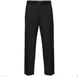 Style Spot Mens Everpress Trouser Formal Pants Premium Material Regular Fit Ideal for Casual Wear (Black, 32W - 31L)