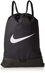 Nike Brasilia - 9.0 Gym Sack - Black/Black/White, One Size