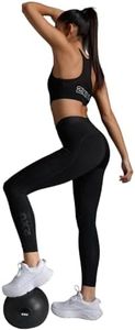 2XU Women's Form Stash Hi-Rise Compression Tight - Performance Activewear for Training, Improved Recovery - Black/Black - Size Small