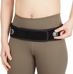 JOMECA Knob Adjustable Sacroiliac SI Joint Hip Belt Brace for Women and Men - Compression Pelvic Belt Support for Lower Back, Hip, Sciatica, Pelvic Pain (Medium)