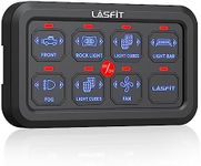 LASFIT 8 Gang Switch Panel: 3 Modes