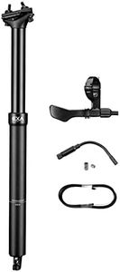 EXA Form 900i 30.9mm/31.6mm Remote Control Dropper Post with 1x Lever kit and Cable in Housing, 100mm/120mm Travel Dropper Seatpost-31.6mm X 395mm