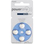 Power One ACCU Plus Rechargeable Hearing Aid Batteries (Size 675)