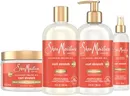 SheaMoisture Curl Stretch Shampoo, Conditioner, Volume Cream, and Refresher Spray with Kalahari Melon Oil and Hyaluronic Serum - Hydrates, Repairs Breakage, Detangles, Minimizes Shrinkage, 4 Pack
