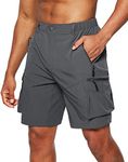 Pudolla Men's Hiking Cargo Shorts Q