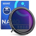 NEEWER 77mm True Colors Variable ND Filter ND2-ND32 & CPL, 2 in 1 Adjustable Neutral Density and Circular Polarizing Filter, Multi Coated HD Optical Glass/Aluminum Frame