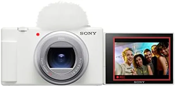 Sony ZV-1 II Vlog Camera for Content Creators and Vloggers - White