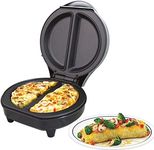 Trendi® Non-Stick Omelette Maker, 750 W, Dual Plates, Easy Clean, Cook with Little to No Oil, 2-3 Minute Heat-Up Time, Perfect for Fluffy Omlettes, Pastries & Cakes,