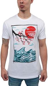 INTO THE AM Graphic Tee Shirts for Men S - 4XL Short Sleeve Printed T-Shirt for Guys Teens Cool Unique Art Designs, Blooming Waters, XX-Large