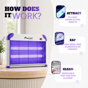 ASPECTEK 20W Electric Bug Zapper – Indoor Insect Killer