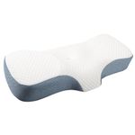 PRIME PICK Memory Foam Neck Pillows for Neck and Shoulder Pain Relief,Ergonomic Contour Shoulder Support, Neck Support Pillows for Sleeping