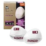 Tommee Tippee Made for Me Daily Disposable Breast Pads, Soft, Absorbent and Leak-Free, Contoured Shape, Adhesive Patch, Large, Pack of 24